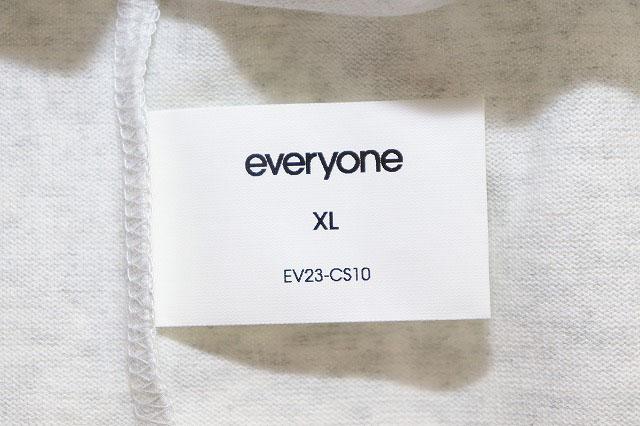 【中古】エブリワン everyone LOGO BY VINCENT L/S TEE GREY XL EV23-CS10 ロゴ ロングスリーブT ロンT 長袖 251007 中古】エブリワン everyone LOGO BY VINCENT L/S TEE GREY XL EV23
