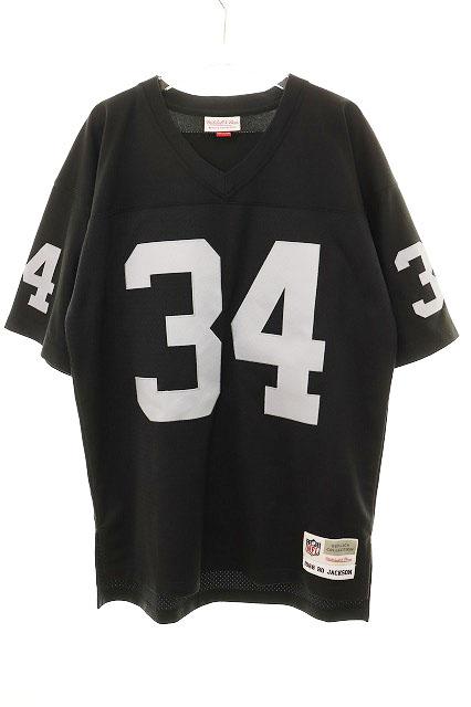 【中古】ミッチェル&ネス MITCHELL & NESS LEGACY JERSEY BLACK M レガシー ユニフォーム ジャクソン 半袖 ●251130