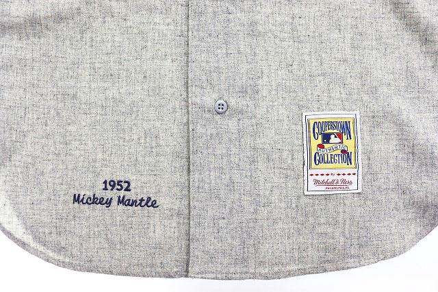 【中古】ミッチェルアンドネス MITCHELL & NESS 40サイズ 1952 ニューヨーク ヤンキース ジャージ ユニフォーム グレー 260326_5
