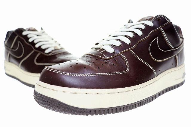 【中古】ナイキ NIKE 観賞用 AIR FORCE 1 PREMIUM BAROQUE BROWN 2004 27.5cm 309096-211 エア フォース ▲■251216