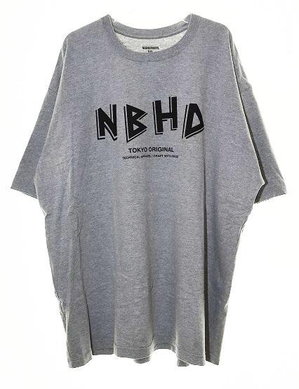 【中古】ネイバーフッド NEIGHBORHOOD 24SS NH TEE SS-6 GREY XXL 241PCNH-ST06 プリント Tシャツ グレー 半袖