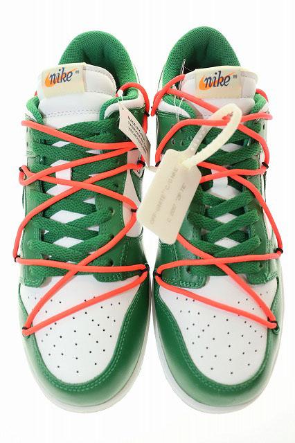【中古】ナイキ NIKE × OFF WHITE DUNK LOW WHITE PINE GREEN 29cm オフホワイト ダンク ロー ☆AA★▲■251106_1