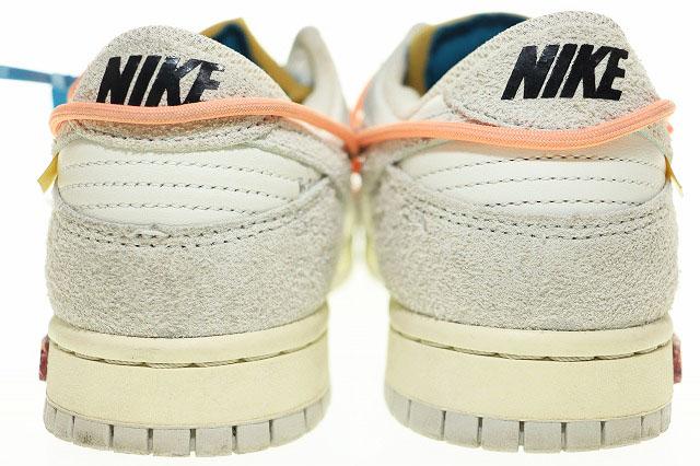 【中古】ナイキ NIKE × OFF WHITE DUNK LOW 1OF50 19 26.5cm オフ ホワイト ダンク ロー ☆AA★▲■251106