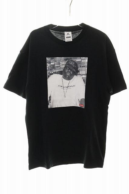 【中古】シュプリーム SUPREME × JORDAN 24AW BIGGIE TOP TEE BLACK S ジョーダン ビギー Tシャツ ☆AA★■251107
