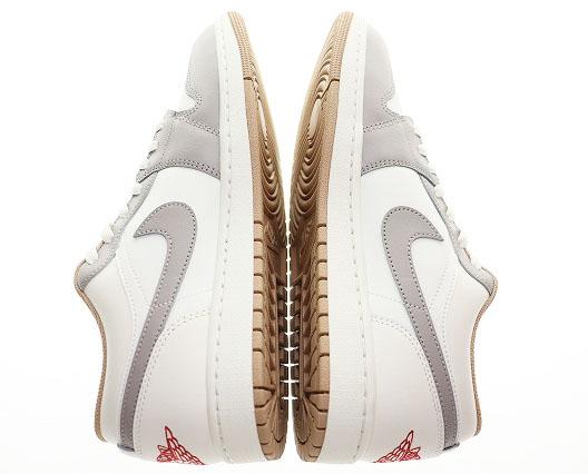 【中古】ナイキ NIKE AIR JORDAN 1 LOW SAIL FIRE RED 28.5cm 553558-169 エア ジョーダン ロー セイル ▲■251014