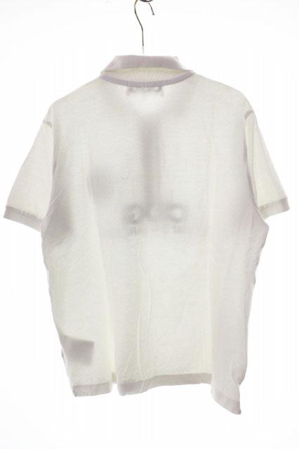 【中古】コムデギャルソン COMME des GARCONS CDG PLAY POLO WHITE M SZ-T003 ポロ シャツ 半袖 ホワイト 白 260313_1