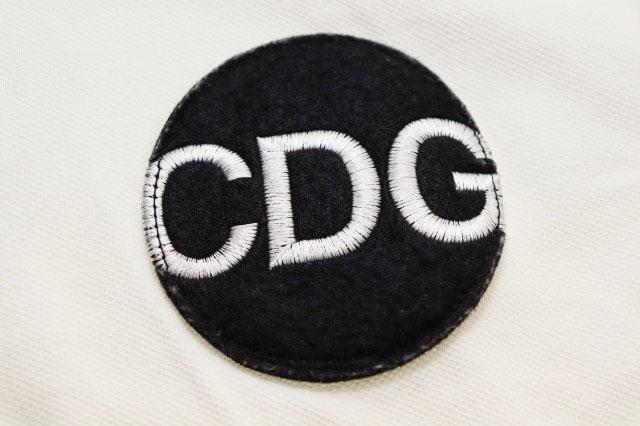 【中古】コムデギャルソン COMME des GARCONS CDG PLAY POLO WHITE M SZ-T003 ポロ シャツ 半袖 ホワイト 白 260313_6