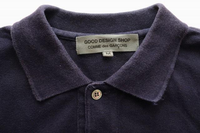 【中古】コムデギャルソン COMME des GARCONS GOOD DESIGN SHOP CDG NAVY M IO-T003 ポロ シャツ 半袖 260313_3