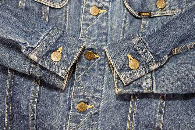 【中古】リー LEE 70s 101-J 101J MADE IN U.S.A. USA製 米国製 70年代 後期 PATD-153438 猫目ボタン Gジャン 251017 中古】リー LEE 70s 101-J 101J MADE IN U.S.A. USA製 米国製 70年代