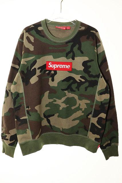 【中古】シュプリーム SUPREME 15AW BOX LOGO CREW NECK M ボックス ロゴ クルー ネック スウェット ☆AA★251122