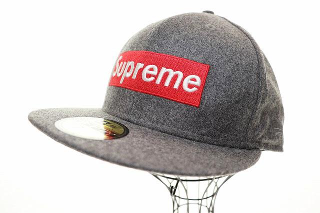 【中古】シュプリーム SUPREME LORO PIANA NEW ERA BOX LOGO CAP 7 1/2 ロロピアーナ ニューエラ ☆AA★▲251217