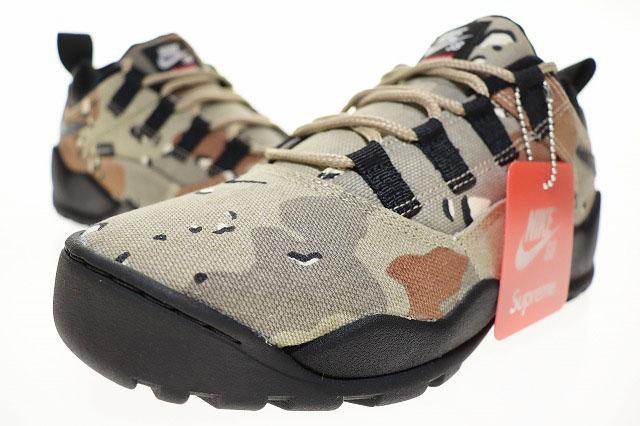 【中古】ナイキ NIKE × SUPREME DARWIN LOW DESERT CAMO 26?p シュプリーム ダーウィン ☆AA★▲■251216