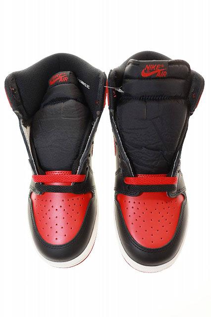 【中古】ナイキ NIKE AIR JORDAN 1 HIGH 85 BRED 2025 24.5cm HV6674-067 AJ1 エア ジョーダン ハイ ●▲■251031