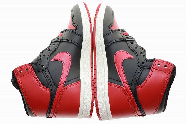 【中古】ナイキ NIKE AIR JORDAN 1 HIGH 85 BRED 2025 24.5cm HV6674-067 AJ1 エア ジョーダン ハイ ●▲■251031