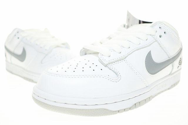 【中古】ナイキ NIKE SB DUNK LOW OG QS SUPREME WHITE 2025 24.5cm HQ8487-100 ダンク シュプリーム ●▲■251031