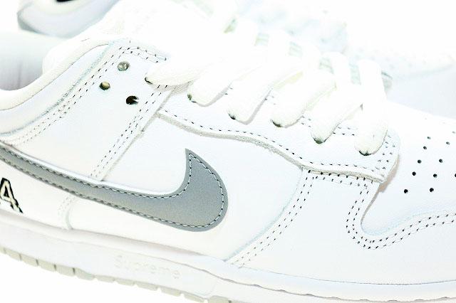 【中古】ナイキ NIKE SB DUNK LOW OG QS SUPREME WHITE 2025 24.5cm HQ8487-100 ダンク シュプリーム ●▲■251031