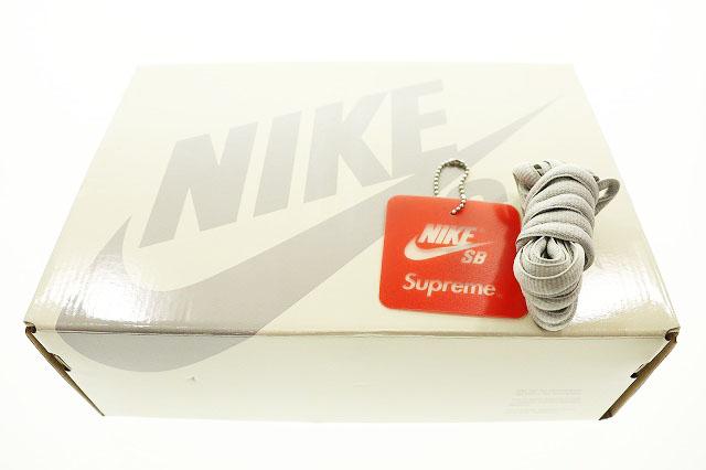 【中古】ナイキ NIKE SB DUNK LOW OG QS SUPREME WHITE 2025 24.5cm HQ8487-100 ダンク シュプリーム ●▲■251031