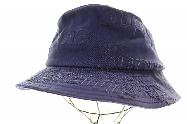 【中古】シュプリーム SUPREME LASERED TWILL CRUSHER レーザー ツイル クラッシャー バケット ハット ☆AA★▲260113