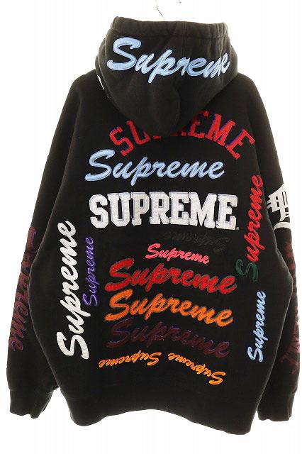 【中古】シュプリーム SUPREME 21AW MULTI LOGO HOODED SWEATSHIRT マルチロゴ フーデッド スウェット ☆AA★260320
