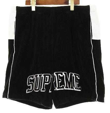 【中古】シュプリーム SUPREME 21SS TERRY BASKETBALL SHORTS BLACK XL テリー バスケットボール ショーツ ブラック