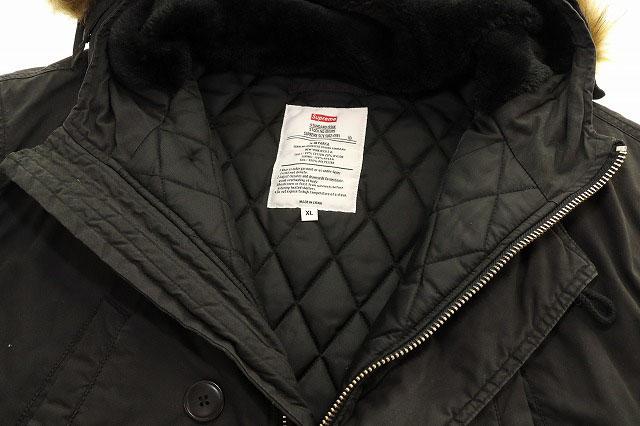 【中古】シュプリーム SUPREME 19AW SPELLOUT N-3B PARKA BLACK XL スペルアウト ミリタリー ☆AA★251230_7