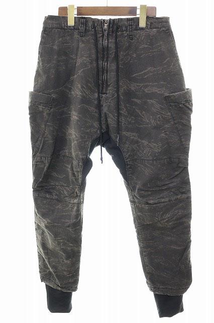 【中古】リップヴァンウィンクル RIPVANWINKLE × The Viridi-anne ヴィリジアン タイガーカモ パンツ 251204