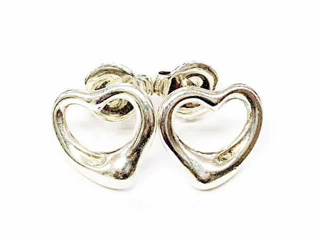 【中古】ティファニー TIFFANY &amp; CO. オープンハート ピアス シルバー 【ブランド古着ベクトル】☆AA★▲ 251212