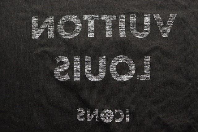 【中古】ルイヴィトン LOUIS VUITTON チェーン付き反転ロゴTシャツ M RW211W TXP FJTS18 ロゴ ☆AA★●■251214_4