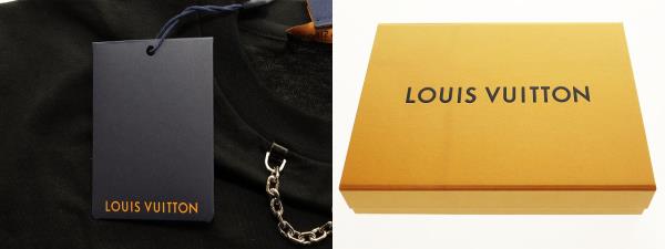 【中古】ルイヴィトン LOUIS VUITTON チェーン付き反転ロゴTシャツ M RW211W TXP FJTS18 ロゴ ☆AA★●■251214_8