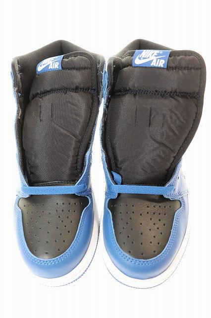 【中古】ナイキ NIKE AIR JORDAN 1 RETRO HIGH OG DARK MARINA BLUE 26.5cm エア ジョーダン レトロ ▲■251110