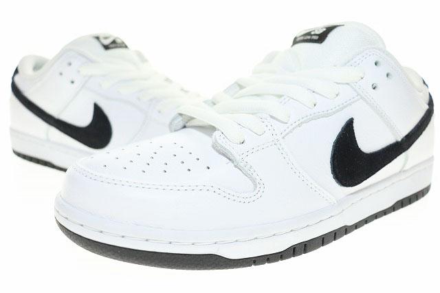 【中古】ナイキ NIKE SB DUNK LOW PRO WHITE BLACK 28cm HF3704-100 ダンク ロー ホワイト ブラック ▲■251128