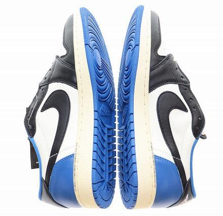 【中古】ナイキ NIKE × TRAVIS SCOTT × FRAGMENT AIR JORDAN 1 LOW OG SP MILITARY BLUE 28?p ☆AA★▲■251216