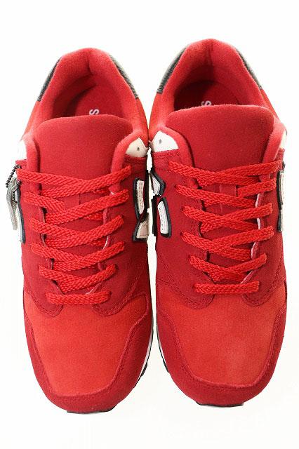 【中古】サンガッチョ Sangacio にゅ〜ず CARMINE RED 24.5cm カーマイン レッド ●▲■251201