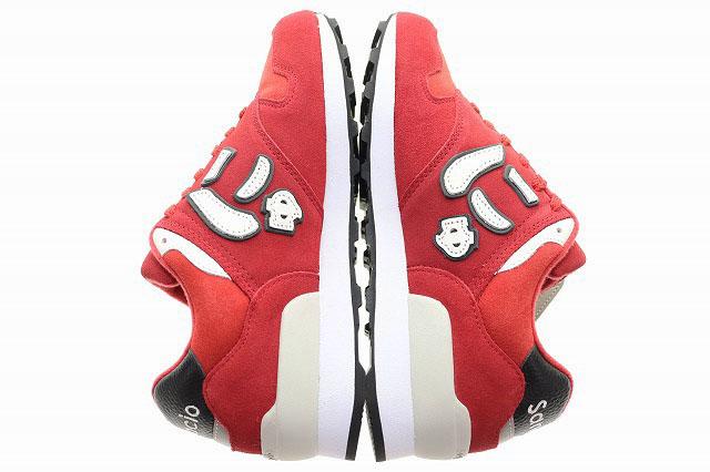 【中古】サンガッチョ Sangacio にゅ〜ず CARMINE RED 24.5cm カーマイン レッド ●▲■251201