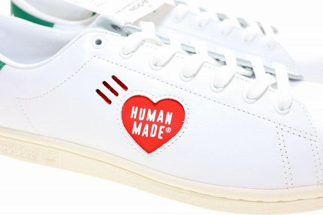 【中古】アディダス adidas STAN SMITH HUMAN MADE 2020 28.5cm FY0734 スタンスミス ヒューマンメイド ▲■251127