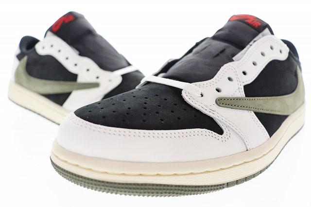 【中古】ナイキ NIKE × TRAVIS SCOTT WMNS AIR JORDAN 1 LOW OG SP 27?p トラヴィス スコット ☆AA★▲■251216