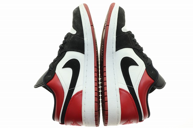 【中古】ナイキ NIKE AIR JORDAN 1 LOW BLACK TOE 26.5cm 553558-116 エア ジョーダン ロー ブラックトゥ ▲■251125