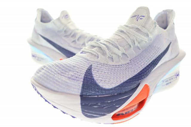 【中古】ナイキ NIKE ZOOMX ALPHAFLY 3 FOOTBALL GREY 26cm FD8311-001 アルファフライ フットボール ▲260511
