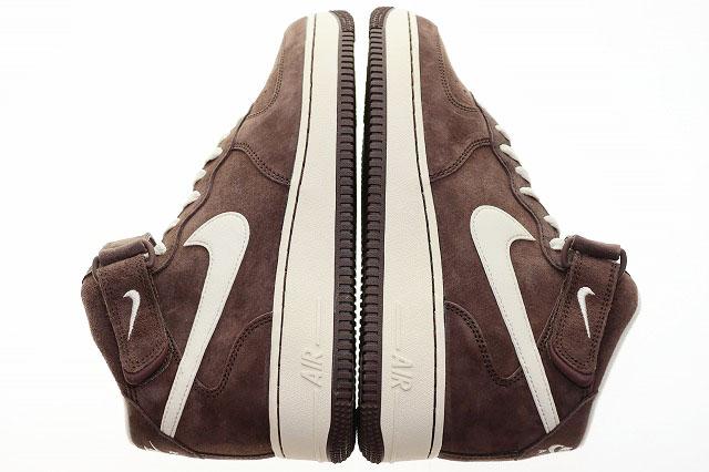 【中古】ナイキ NIKE AIR FORCE 1 MID QS CHOCOLATE 27.5cm DM0107-200 エアフォース ミッド チョコレート ▲■251123
