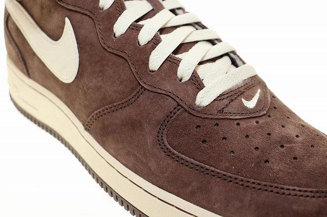 【中古】ナイキ NIKE AIR FORCE 1 MID QS CHOCOLATE 27.5cm DM0107-200 エアフォース ミッド チョコレート ▲■251123