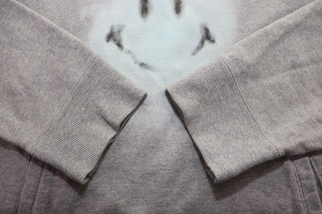 【中古】ミハラヤスヒロ MIHARA YASUHIRO 24SS SMILY FACE PRINTED HOODIE GREY 48 フーディ ☆AA★251219_3