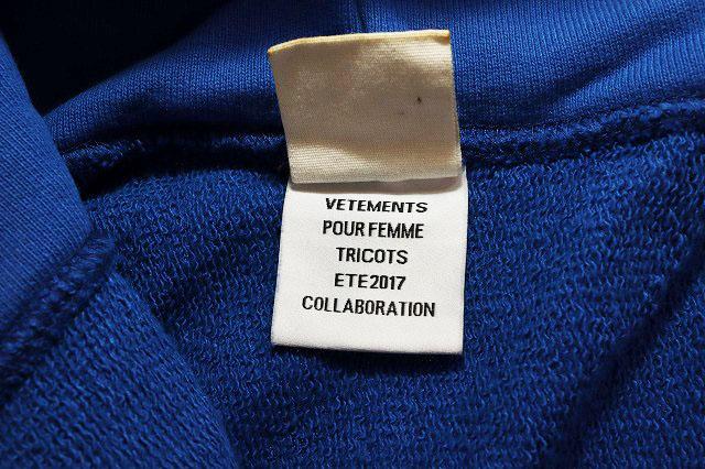 【中古】ヴェトモン VETEMENT × CHAMPION 17SS ZIP UP HOODIE チャンピオン ジップアップ フーディ ☆AA★260226_6