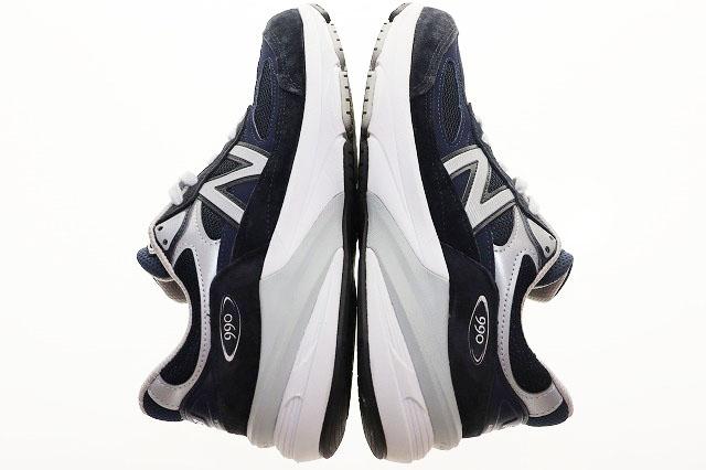 【中古】ニューバランス NEW BALANCE M990NV6 NAVY 27.5cm Dワイズ USA製 ローカット ネイビー ▲■251116 メンズ