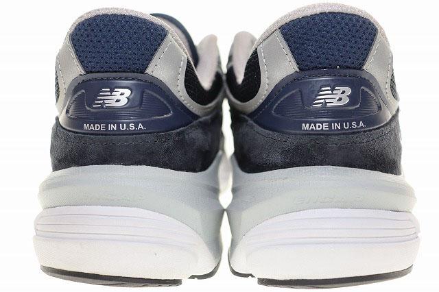 【中古】ニューバランス NEW BALANCE M990NV6 NAVY 27.5cm Dワイズ USA製 ローカット ネイビー ▲■251116 メンズ