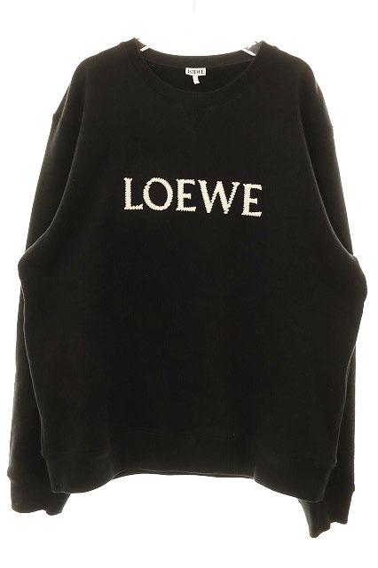 【中古】ロエベ LOEWE REGULAR FIT SWEATSHIRT BLACK XXL H526Y24J26 レギュラー フィット スウェット ☆AA★251213
