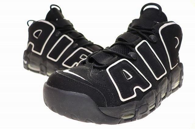 【中古】ナイキ NIKE AIR MORE UPTEMPO BLACK 30cm 414962-002 エア モア アップテンポ モアテン ブラック ▲■260123