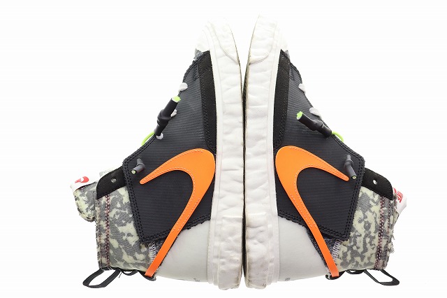 【中古】ナイキ NIKE × READYMADE BLAZER MID BLACK 24.5cm レディメイド ブレイザー ミッド ●▲■251216