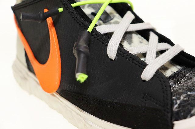 【中古】ナイキ NIKE × READYMADE BLAZER MID BLACK 24.5cm レディメイド ブレイザー ミッド ●▲■251216