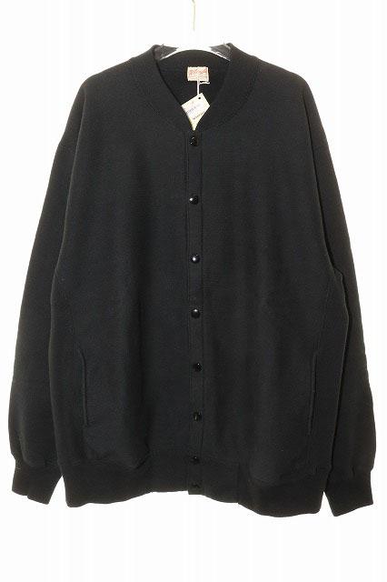 【中古】ホワイツビル WHITES VILLE HORIZONTAL KINTTING BUTTON CARDIGAN BLACK XL WV69265 ホリゾンタル ■251127