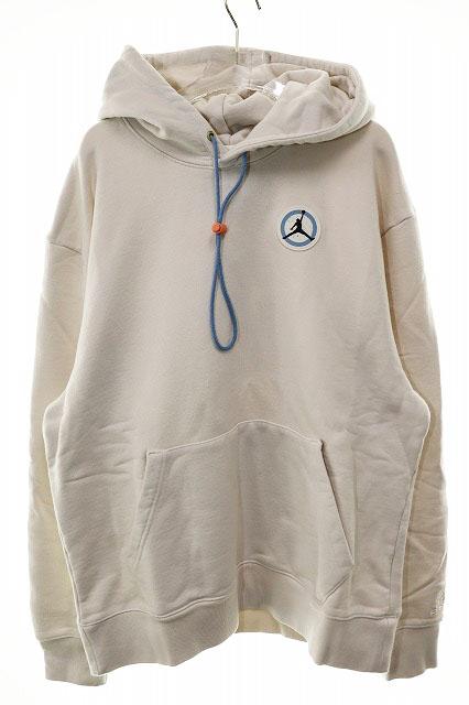 【中古】ナイキ NIKE JORDAN BRAND M J DJK HOODIE PHANTOM L ジョーダン ブランド フーディ パーカー ■251207